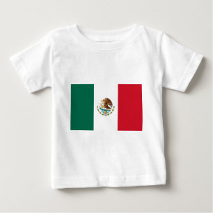 Flagge Mexikos Baby T-shirt