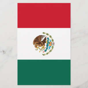 Flagge Mexikos Briefpapier
