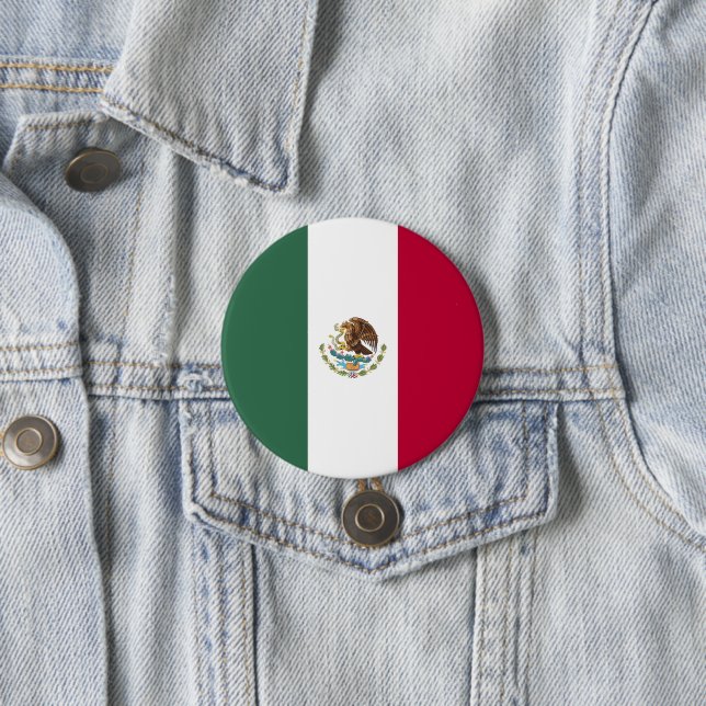 Flagge Mexikos Button (Beispiel)