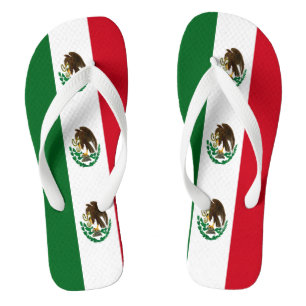 Flagge Mexikos Flip Flops