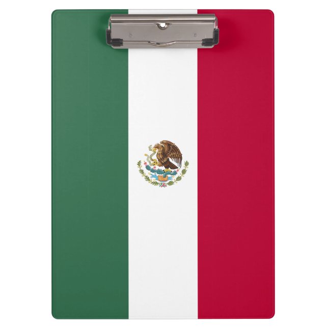 Flagge Mexikos Klemmbrett (Vorderseite)