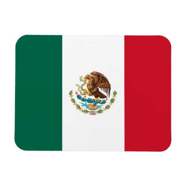 Flagge Mexikos Magnet (Horizontal)