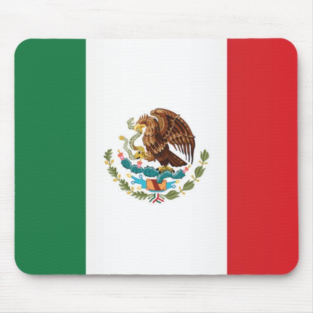 Flagge Mexikos Mousepad (Vorne)