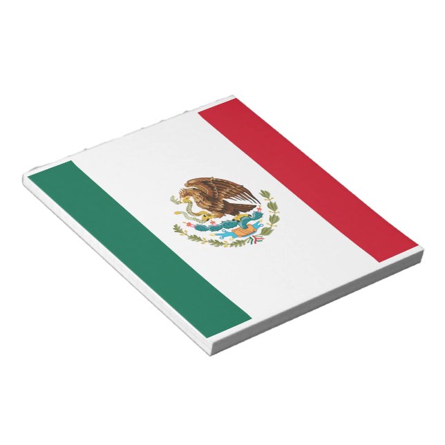 Flagge Mexikos Notizblock (angewinkelt)
