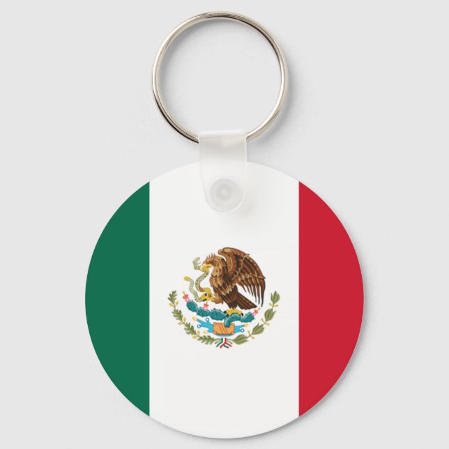Flagge Mexikos Schlüsselanhänger (Vorderseite)
