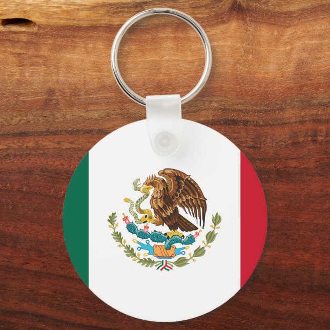 Flagge Mexikos Schlüsselanhänger (Vorderseite)