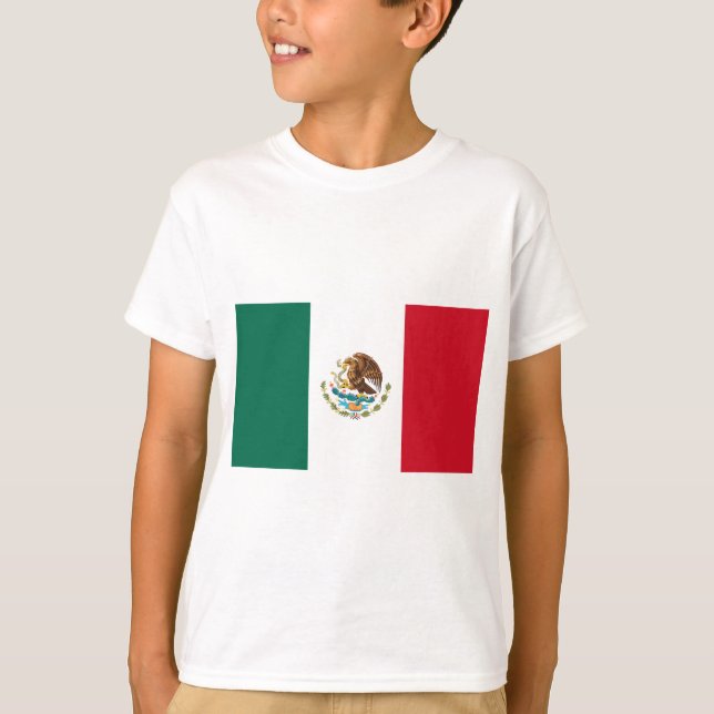 Flagge Mexikos T-Shirt (Vorderseite)