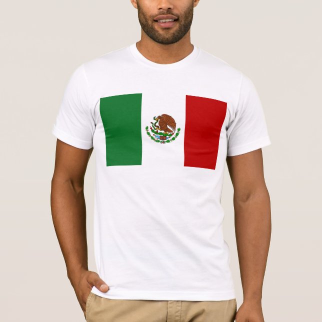 Flagge Mexikos T-Shirt (Vorderseite)