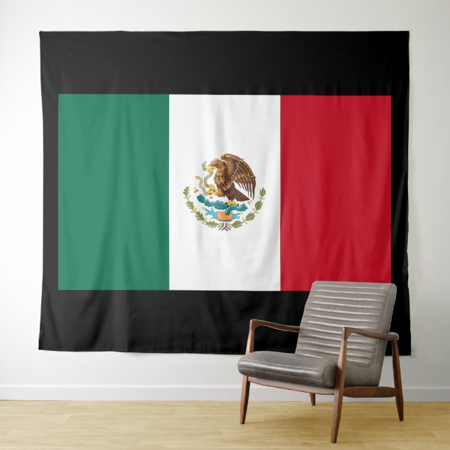 Flagge Mexikos Wandteppich (Beispiel (Horizontal))