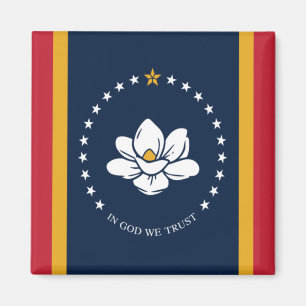 Flagge Mississippi Magnet