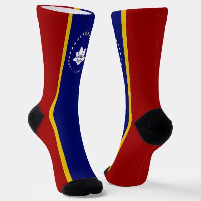 Flagge Mississippi Socken (Gewinkelt)