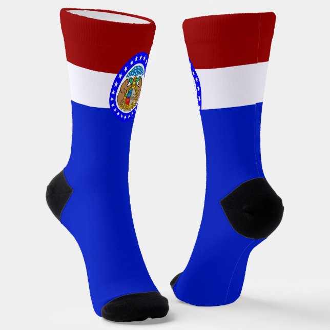 Flagge Missouri Socken (Gewinkelt)