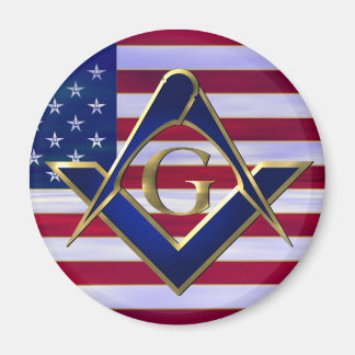 Flagge mit Platz und Kompassen Magnet