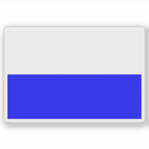 Flagge Mladá Boleslav, Tschechische Republik Aufkleber