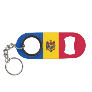 Flagge Moldawiens Mini Flaschenöffner