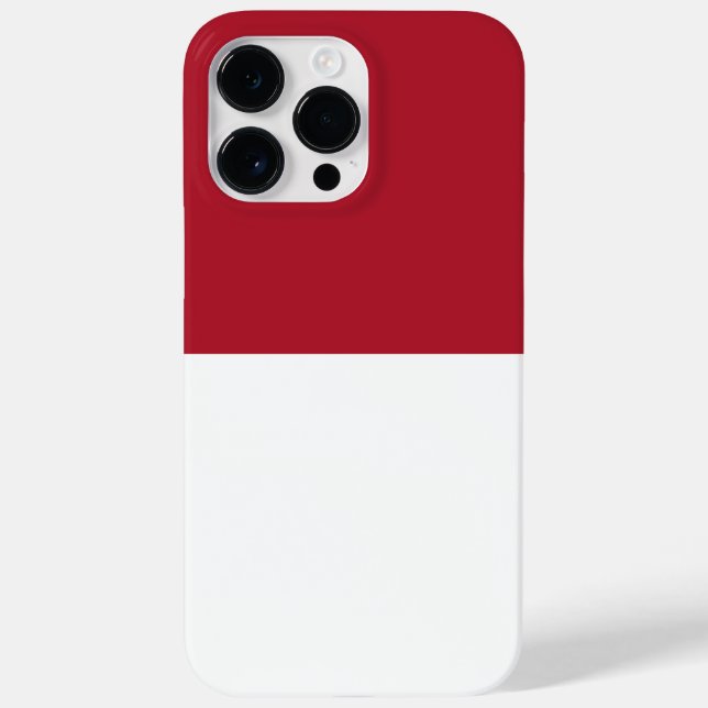Flagge Monaco Case-Mate iPhone Hülle (Rückseite)