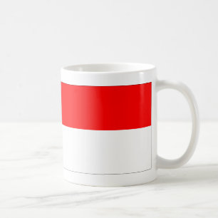 Flagge Monaco Kaffeetasse