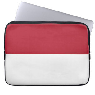 Flagge Monaco Laptopschutzhülle