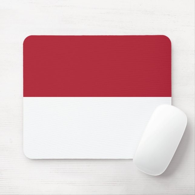 Flagge Monaco Mousepad (Mit Mouse)