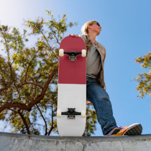 Flagge Monaco Skateboard