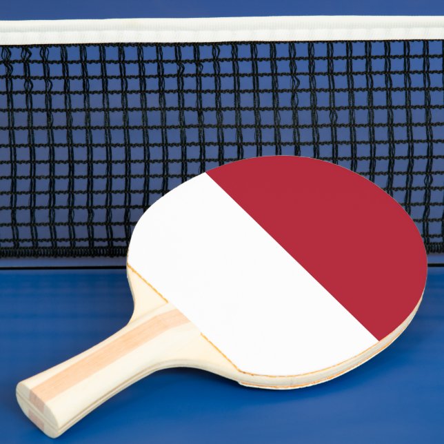 Flagge Monaco Tischtennis Schläger (InSitu)