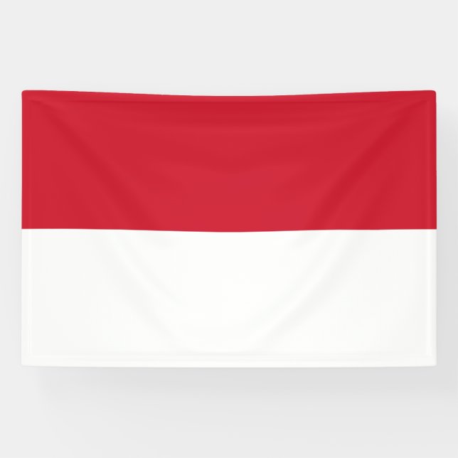Flagge Monacos Banner (Horizontal)