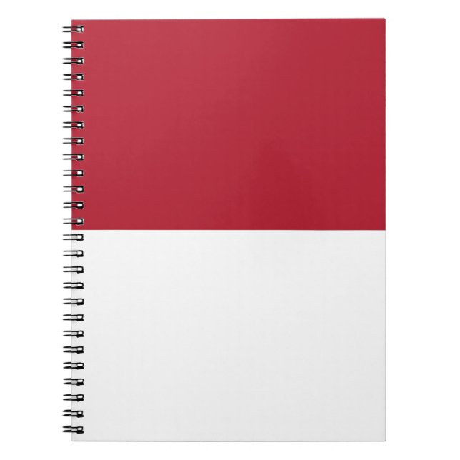Flagge Monacos Notizblock (Vorderseite)
