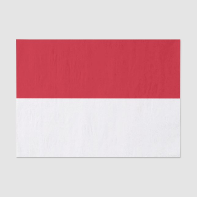 Flagge Monacos Seidenpapier (Vorderseite)