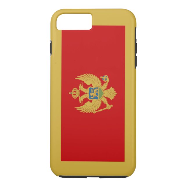 Flagge Montenegros Case-Mate iPhone Hülle (Rückseite)