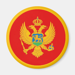 Flagge Montenegros Magnet