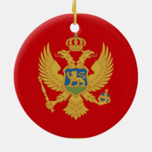 Flagge Montenegros Ornament