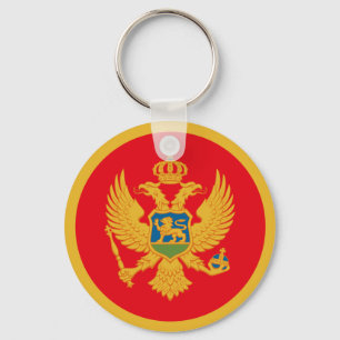 Flagge Montenegros Schlüsselanhänger