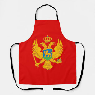 Flagge Montenegros Schürze