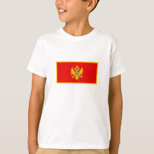Flagge Montenegros T-Shirt