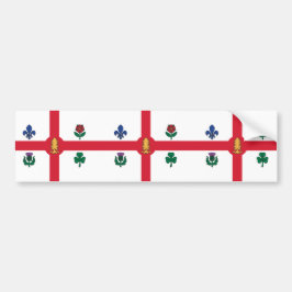 Flagge Montreals (Quebec, Kanada) Autoaufkleber