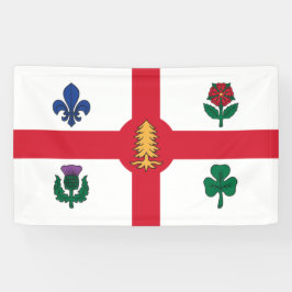 Flagge Montreals (Quebec, Kanada) Banner