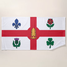 Flagge Montreals (Quebec, Kanada)