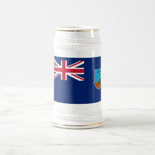 Flagge Montserrat Bierglas