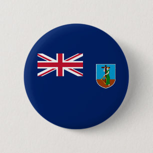 Flagge Montserrat Button