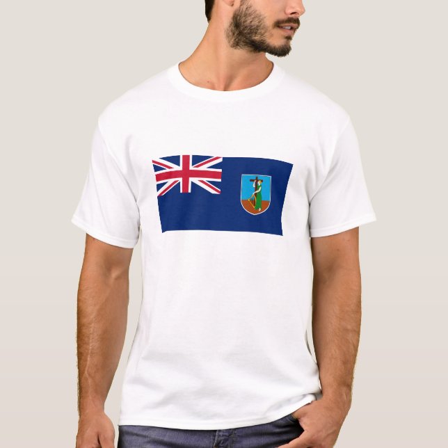 Flagge Montserrat T-Shirt (Vorderseite)