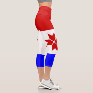 Flagge Mordowiens Capri Leggings