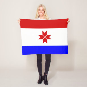 Flagge Mordowiens Fleecedecke