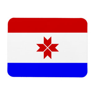 Flagge Mordowiens Magnet