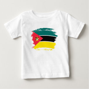 Flagge Mosambiks Baby T-shirt