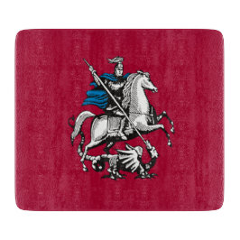 Flagge Moskaus (russische Hauptstadt) Schneidebrett