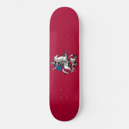 Flagge Moskaus (russische Hauptstadt) Skateboard