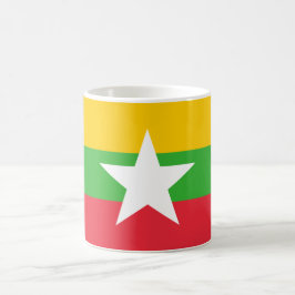 Flagge Myanmars (Birma) Kaffeetasse