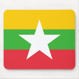 Flagge Myanmars (Birma) Mousepad