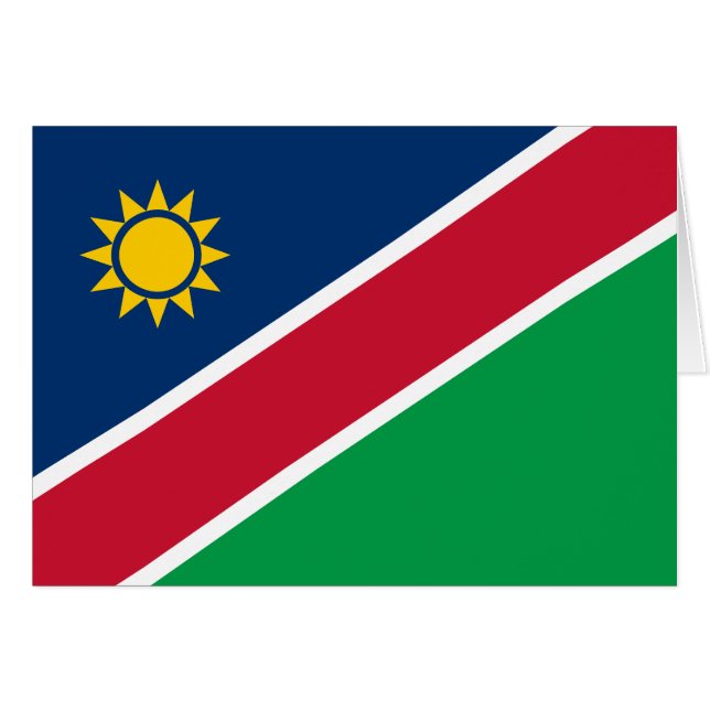 Flagge Namibias (Vorderseite (Horizontal))