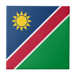 Flagge Namibias Fliese